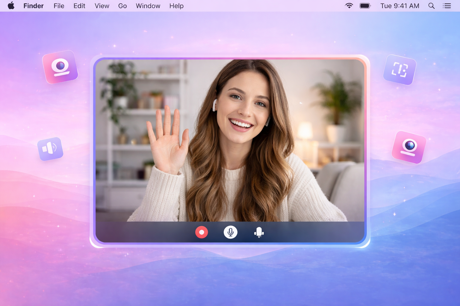 Webcam overlay