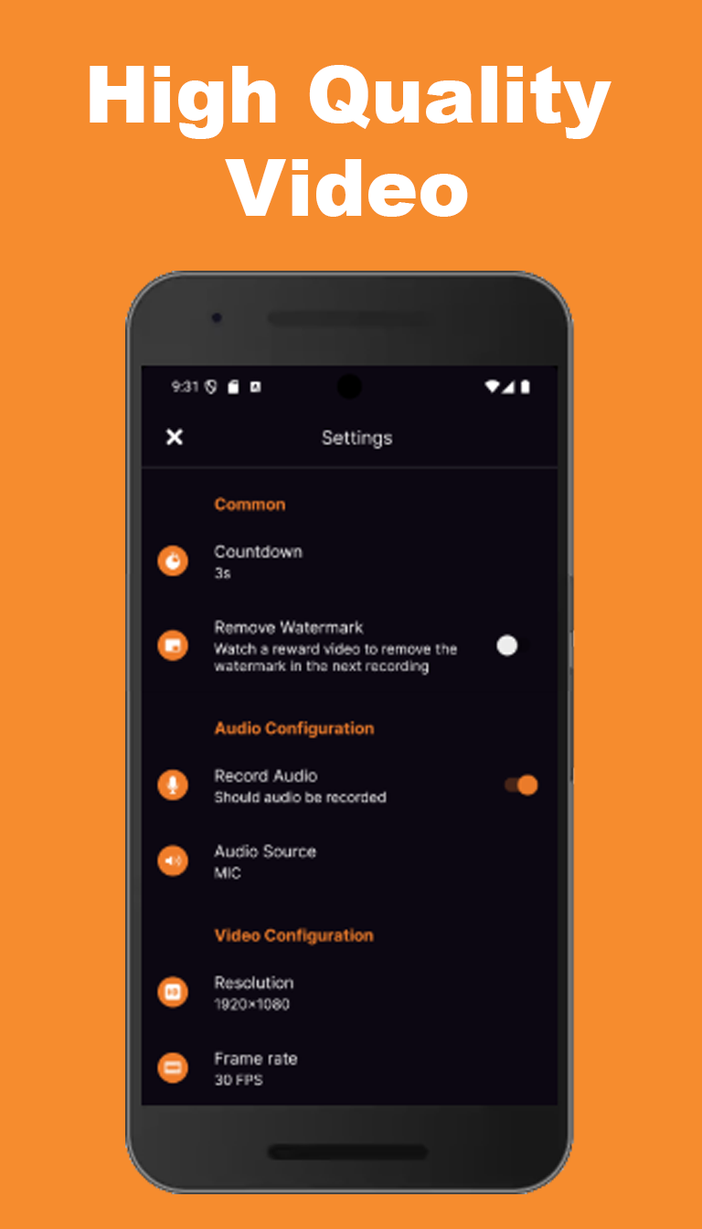 RecorderX for Android screenshot